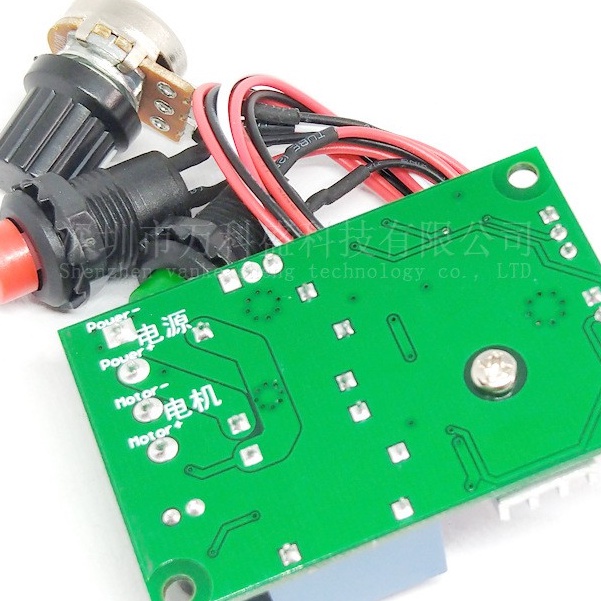 Bộ Điều Khiển Tốc Độ Động Cơ DC 6V 12V 24V PWM DC Có Đảo Chiều Quay