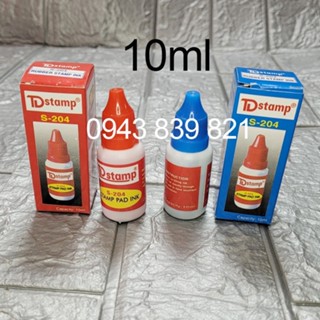 Mực châm con dấu 10ml TDStamp - Dùng đóng lên giấy (1 chai)