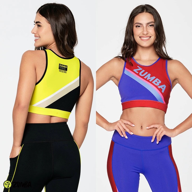 Mới Áo Crop Top Zumba Tập Thể Hình Samba Z1t0 0230