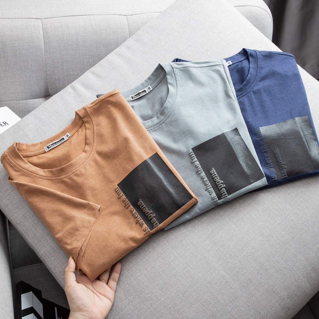 ÁO THUN NAM CỔ TRÒN - Pass Strong