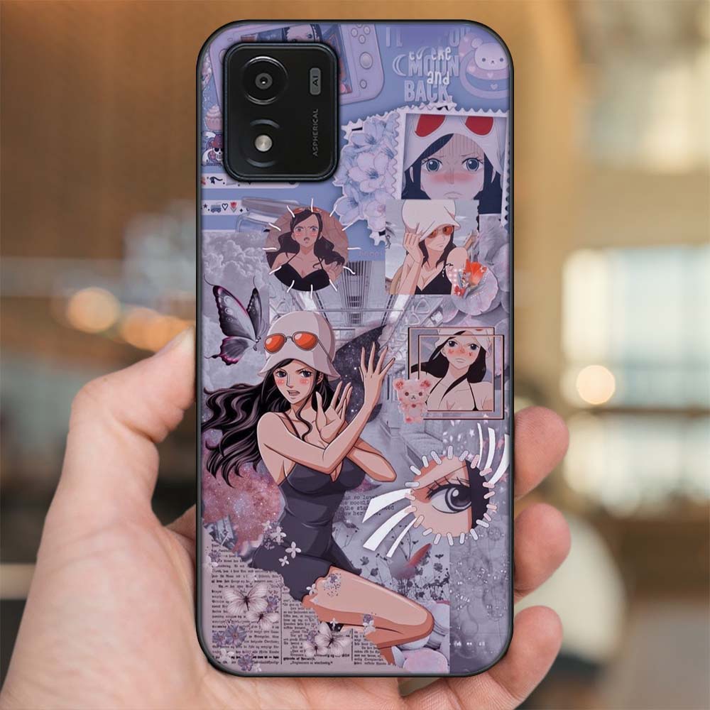 Ốp lưng Vivo Y01 viền đen in hình Nico Robin One Piece Đảo Hải Tặc