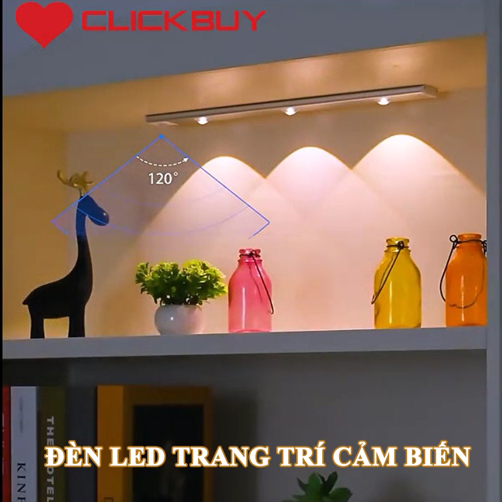 Đèn LED Trang Trí Cảm Biến Chuyển Động Hồng Ngoại, Đèn Mắt Mèo Decor Với Ánh Sáng 3 Màu, Hiệu Ứng Độc Đáo, Nhiều Kích Cỡ