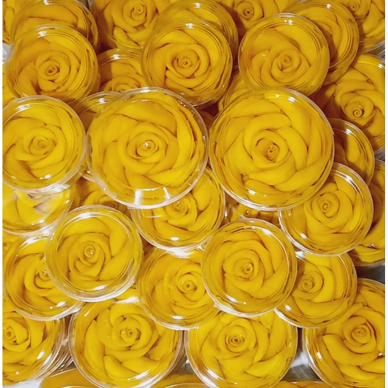 Xoài sấy dẻo xếp hoa hồng # 250gr