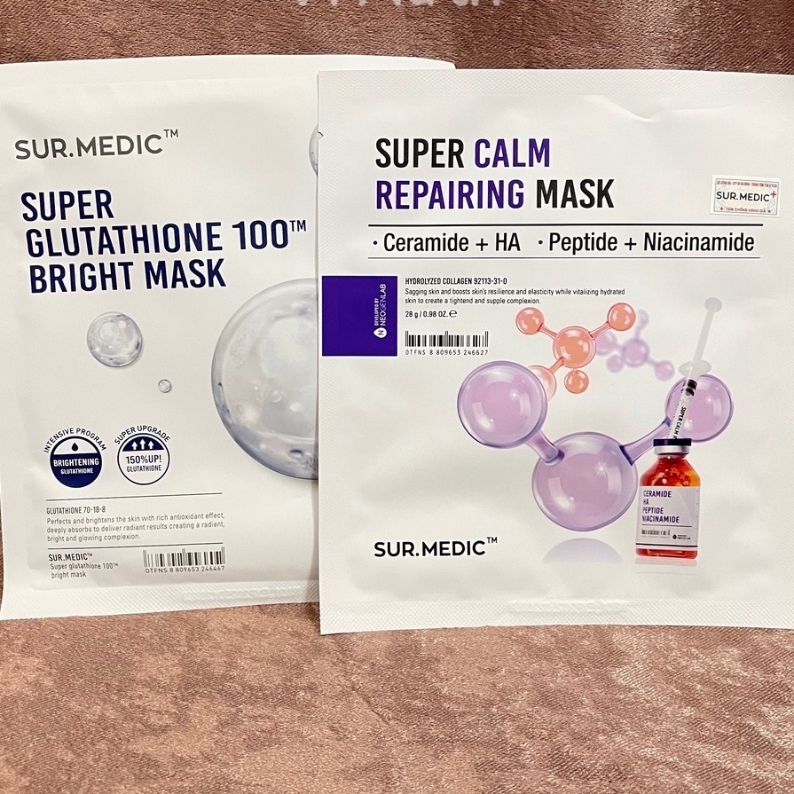 Mặt nạ làm trắng chuyên sâu - Neogen Sur.Medic Bright Glutathione Mask