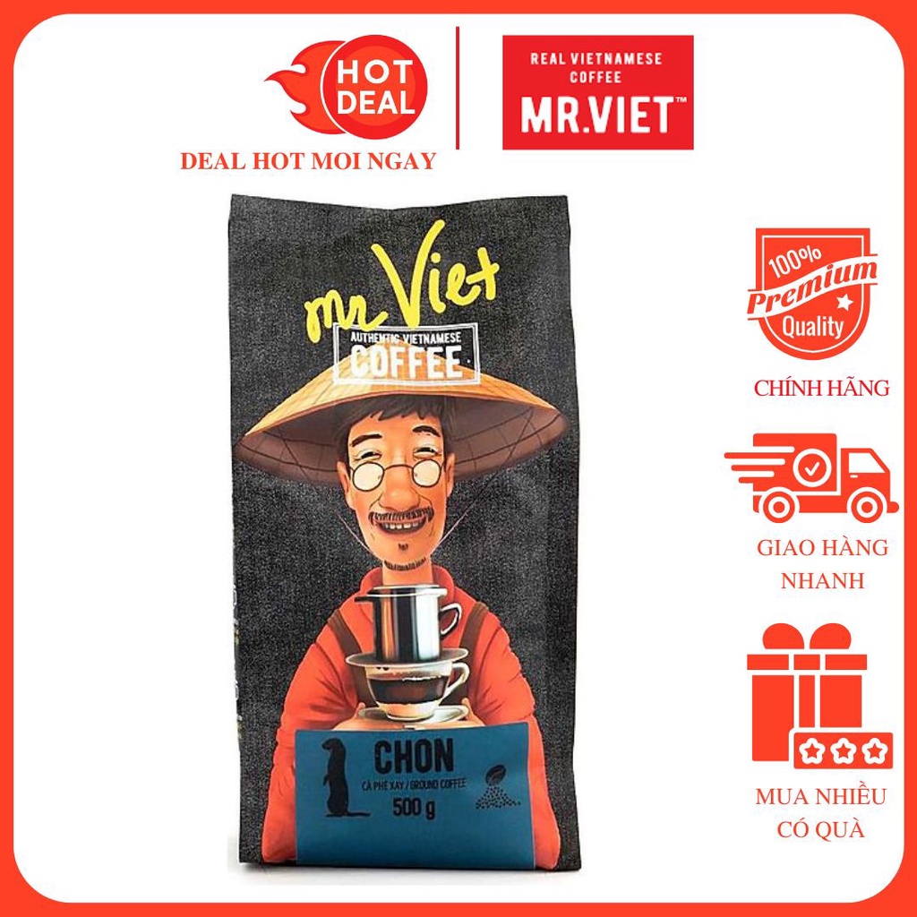 Cà Phê Mr.Viet Rang Xay Chồn 500G