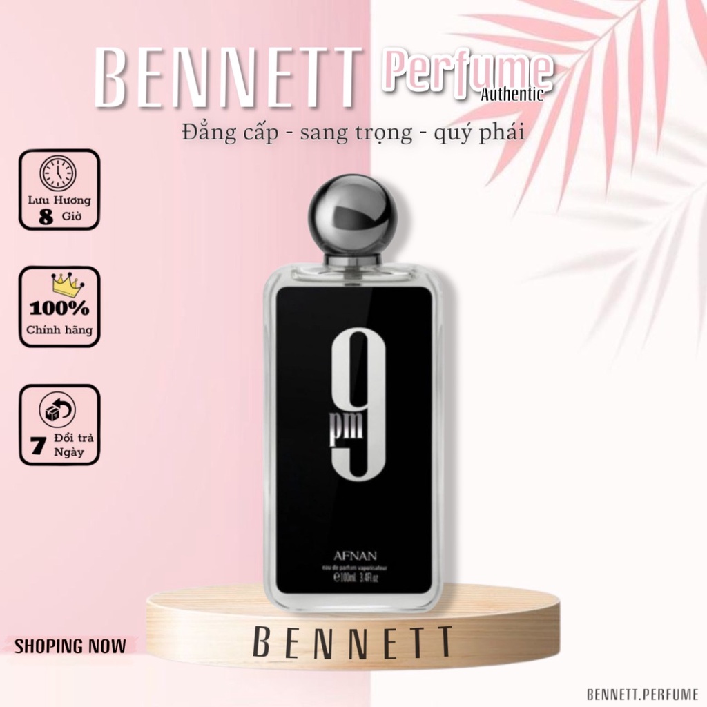 - 𝐁𝐄𝐍𝐍𝐄𝐓𝐓 - Nước Hoa Unisex  Afnan 9PM