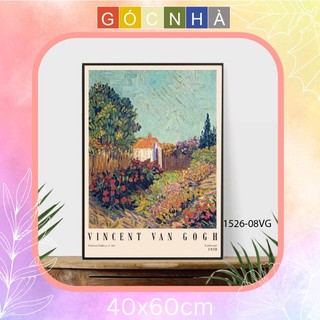Tranh treo tường,Tranh in canvas chủ đề Vincent Van Gogh - Tranh treo quán coffee, căn hộ chung cư(Tặng kèm đinh treo)