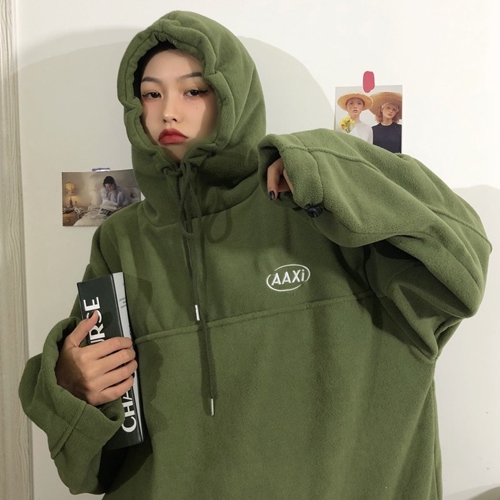 Áo hoodie SUXI tay dài phong cách Hàn Quốc thời trang dành cho nữ