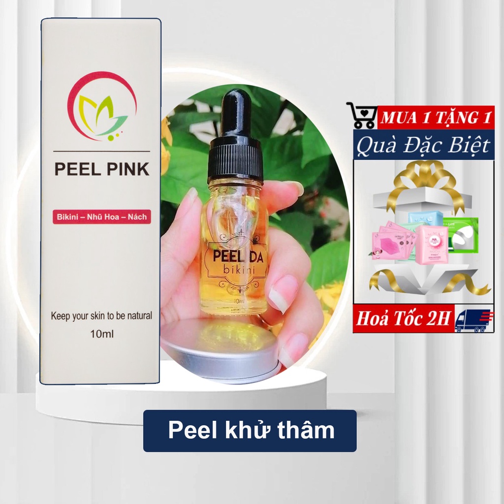Peel Khử Thâm Nhũ Hoa Vùng Kín giảm Thâm Nách Bẹn , Bikini Mông khửu tay đầu gối