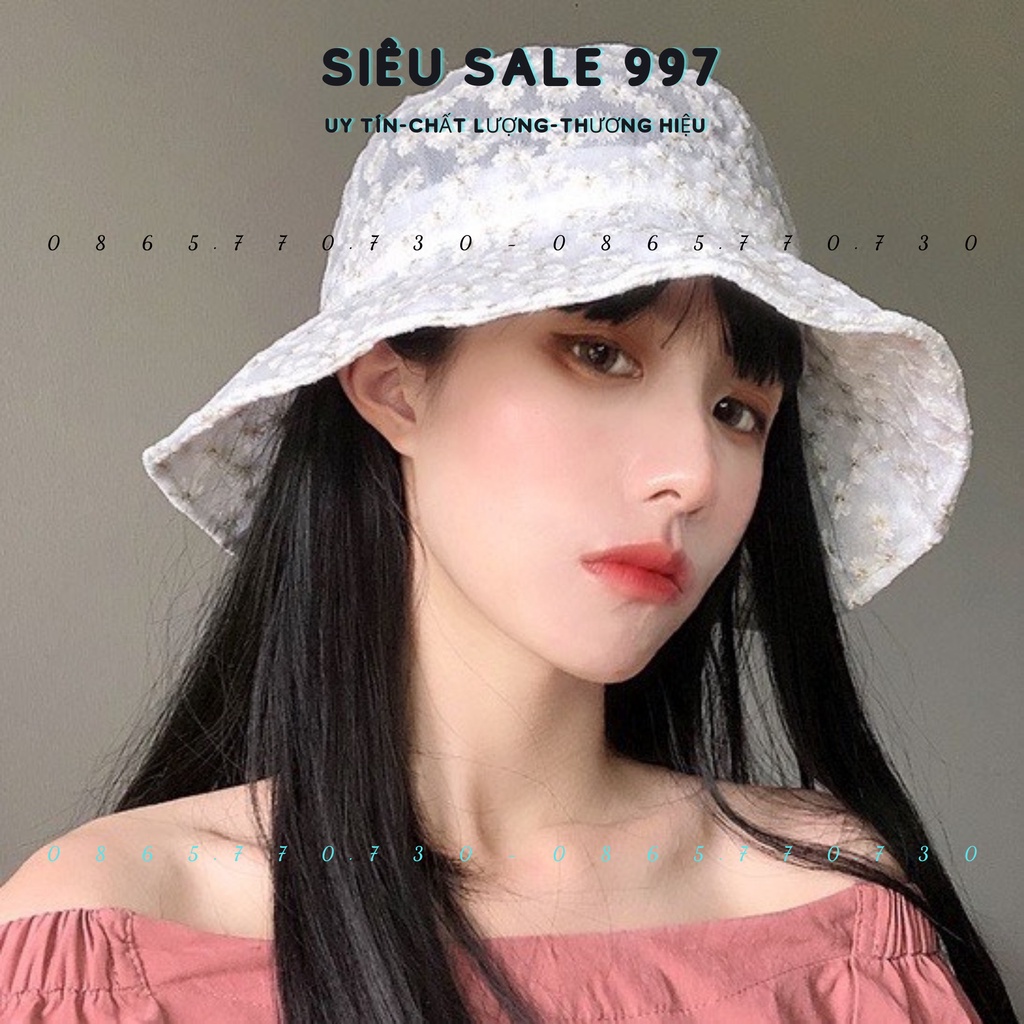 MŨ TAI BÈO QC HOA CÚC NỔI CÓ GỌNG ĐIỀU CHỈNH DỄ MANG