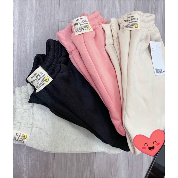 SET 4 QUẦN NỈ BÔNG ĐÁP LOGO BG