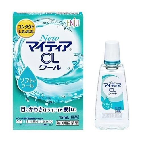 Nước Nhỏ Mắt Cho Kính Áp Tròng Senju New Mytear CL 15ml Green Made in Japan.