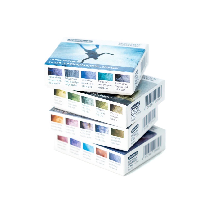 Set màu nước tách lớp Schmincke - HORADAM® AQUARELL SUPERGRANULATING (5x5ml)