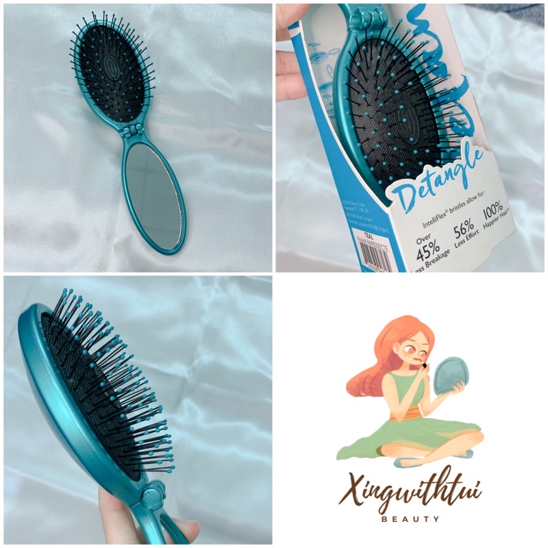 😍 LƯỢC WETBRUSH CHẢI TÓC MINI POP  - TEAL  😍