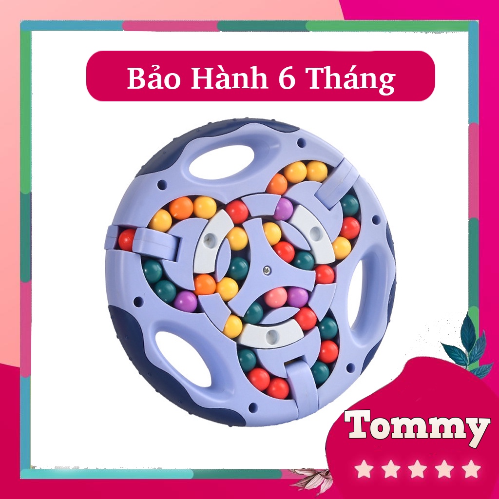 Đĩa Xoay Rubik Biến Thể Hạt Đậu Bi Với Hình Tròn Xoay Mượt 360 Độ 3x3, Đồ Chơi Trí Tuệ Qiyi Khó - Tommy Toy Shop