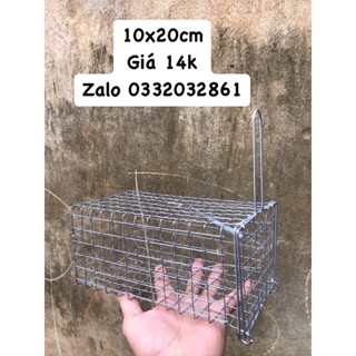 Lồng bẫy chuột và sóc 10x20cm.
