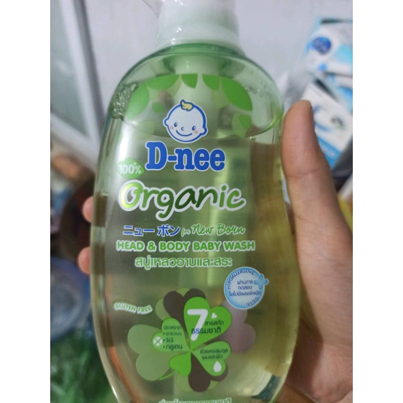 Sữa tắm gội dnee-Sữa tắm gội toàn thân Dnee thơm mát cho bé chai 200ml