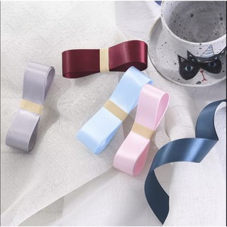 Ruy băng lụa satin dày trơn cực xịn (2,5cm)