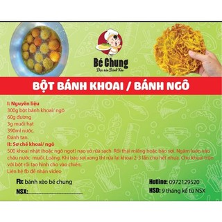 bột bánh ngô/ khoai