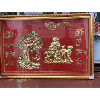 Tranh chúc thọ không kính