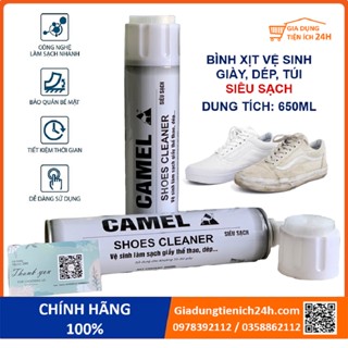  Chai Xịt Tạo Bọt Vệ Sinh Giày Sneaker Cao Cấp Camel Giadungtienich24h Dung Dịch Chà Giặt Khô Lau Làm Sạch Vệ Sinh Giầy 