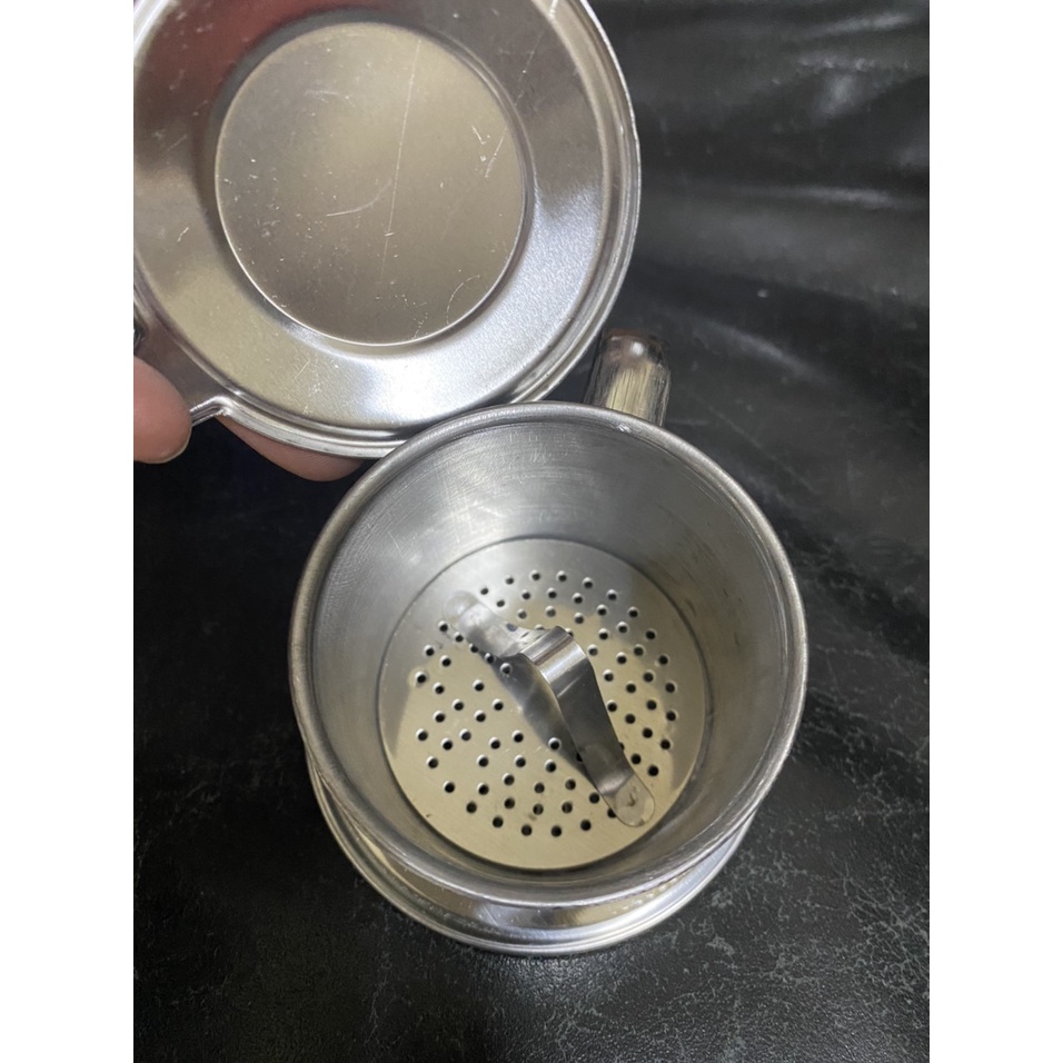Phin pha cafe inox sáng bóng Coffee LC1 KT: 6x6.5x8.5cm (ảnh thật)