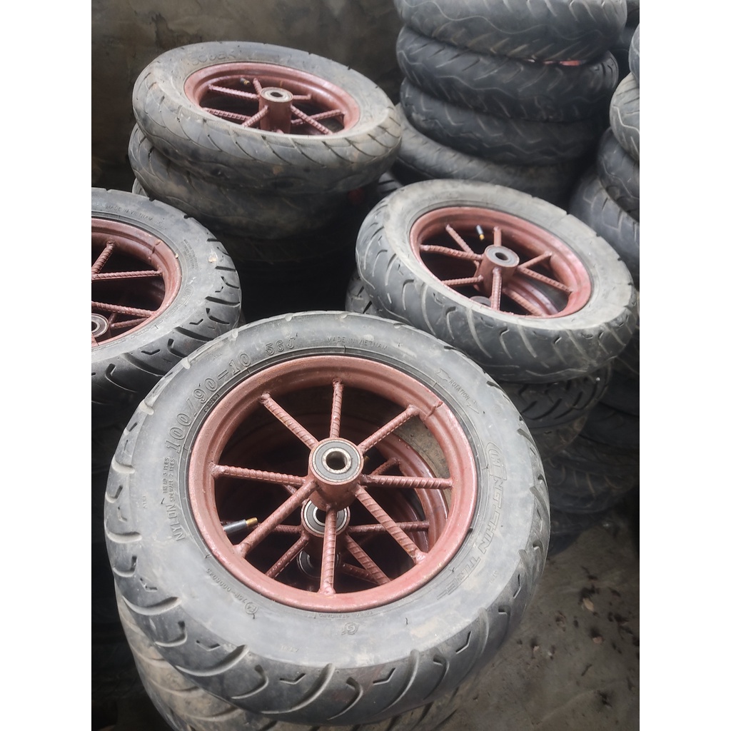 Bánh Xe Rùa Xăm Mới 8 nan  6203 Hoặc 6204 BanhXeCaoSu