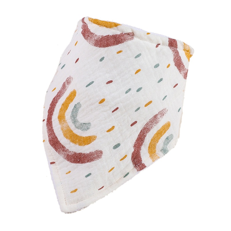 Khăn Choàng Cổ Hình Tam Giác Thấm Hút Nước Dành Cho Bé