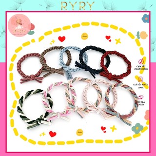 Set 5 Dây cột tóc thun đơn giản