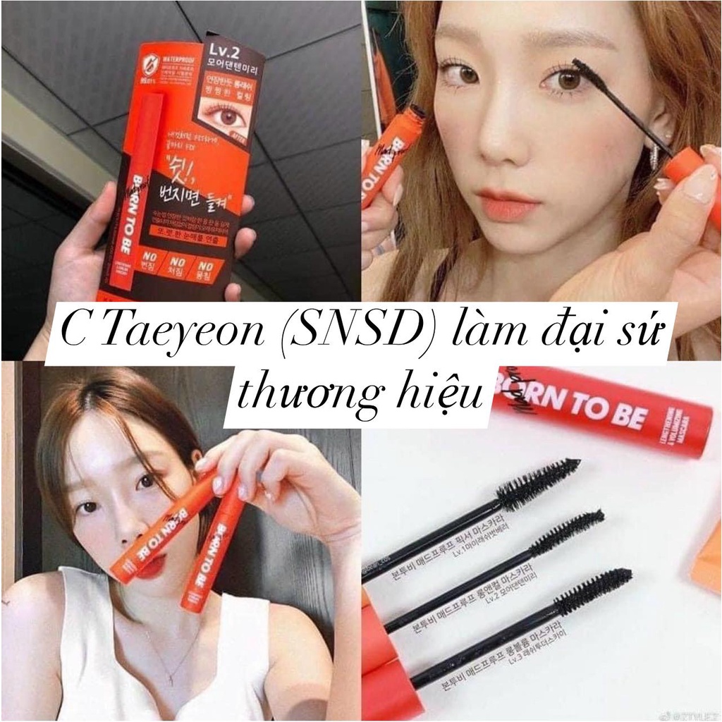 Set Mascara + Kẹp Mi APIEU Born To Be