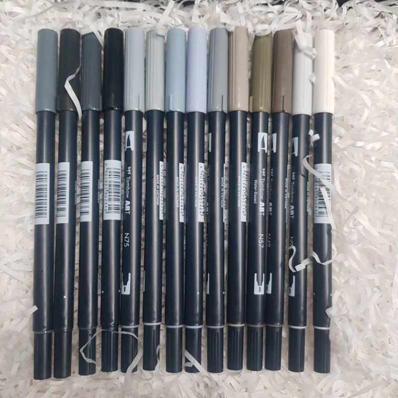 Bút Cọ TOMBOW ABT Dual Brush Pens tone Xám Lạnh