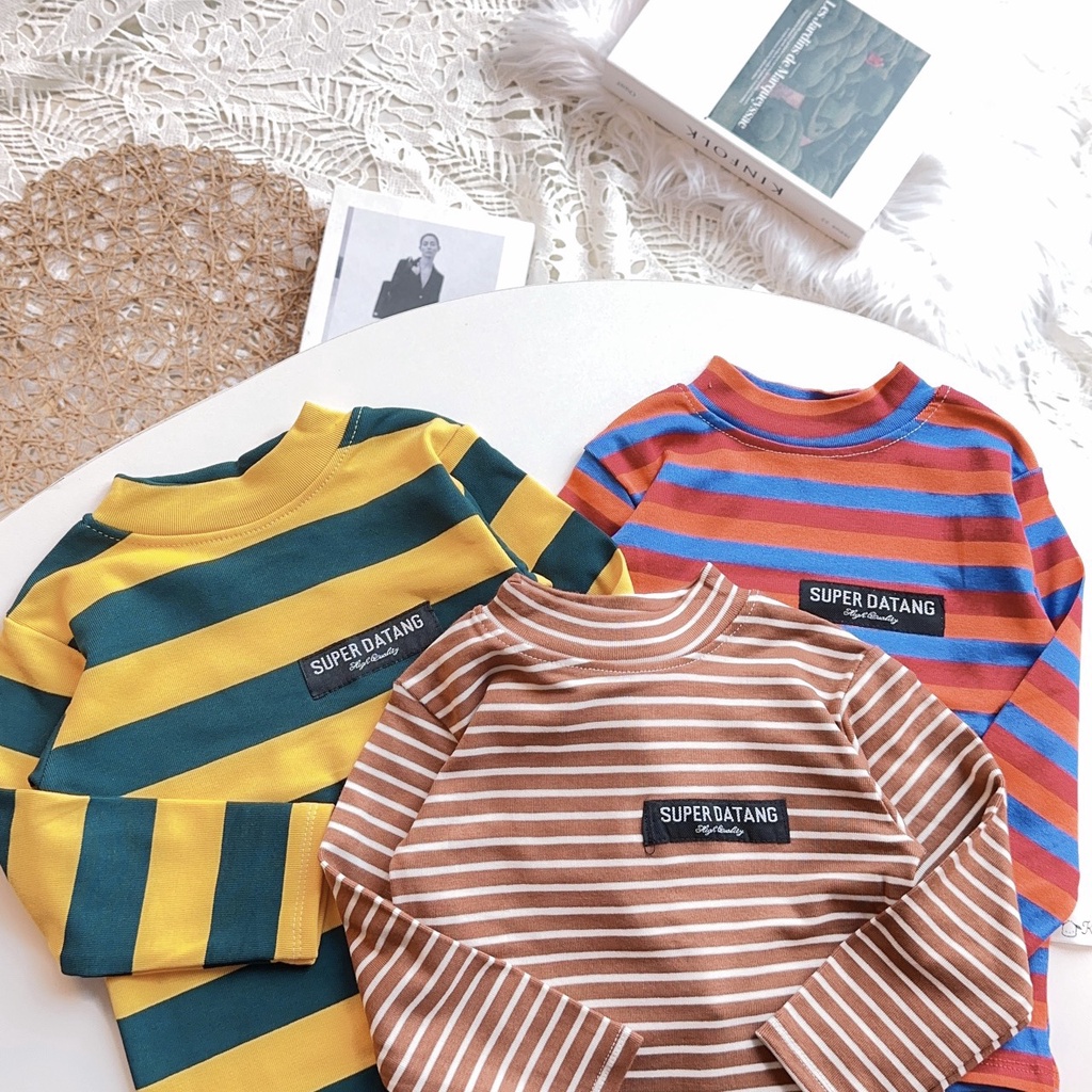 Áo Cổ Cao 3 Phân Bé Trai Bé Gái 💝FREESHIP💝Áo Giữ Nhiệt Dài Tay Cho Bé Chất Liệu Zip lông Mềm Mại Ấm Áp
