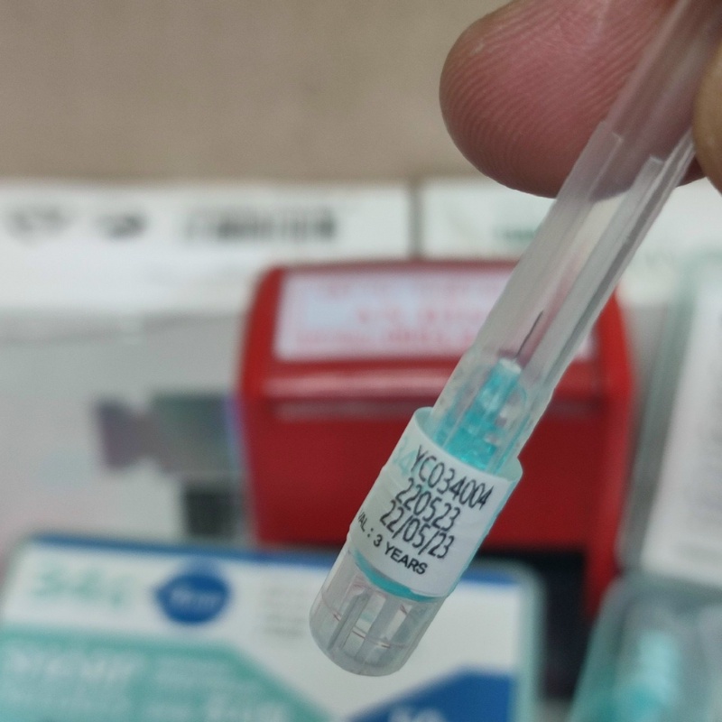 Đầu Kim Sharp Hàn Quốc Tiêm Meso 34G Dài Kim 4mm Dùng Tiêm Căn Bóng, PRP, Cá Hồi..