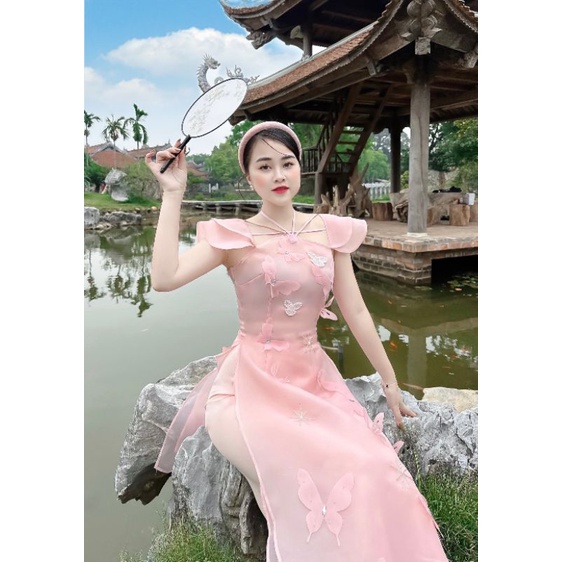 Set áo dài tơ hồ điệp
