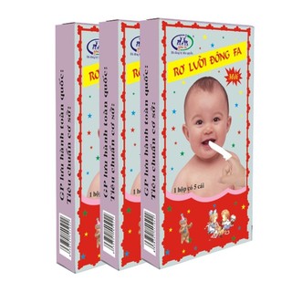 Rơ lưỡi đông fa 3 con nai - hộp 5 cái