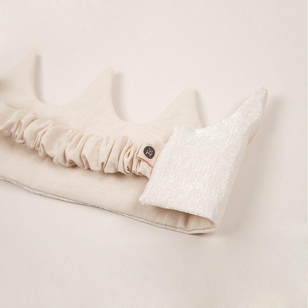 Băng Đô Cài Tóc Thêu Hình Vương Miện Phong Cách Hàn Quốc Dễ Thương Cho Bé Gái