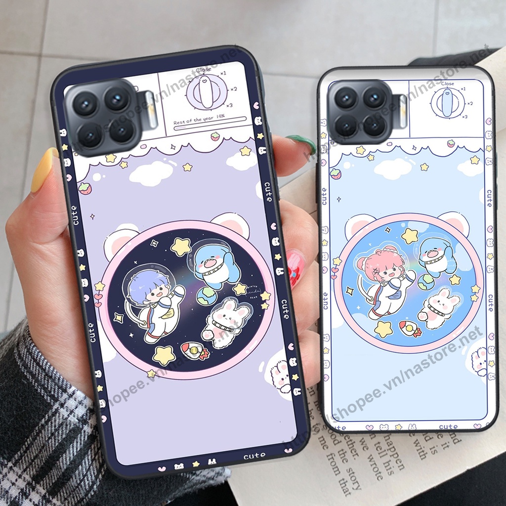 Ốp lưng Oppo A73 / A93 cute, phi hành gia cute 3d cute giá rẻ
