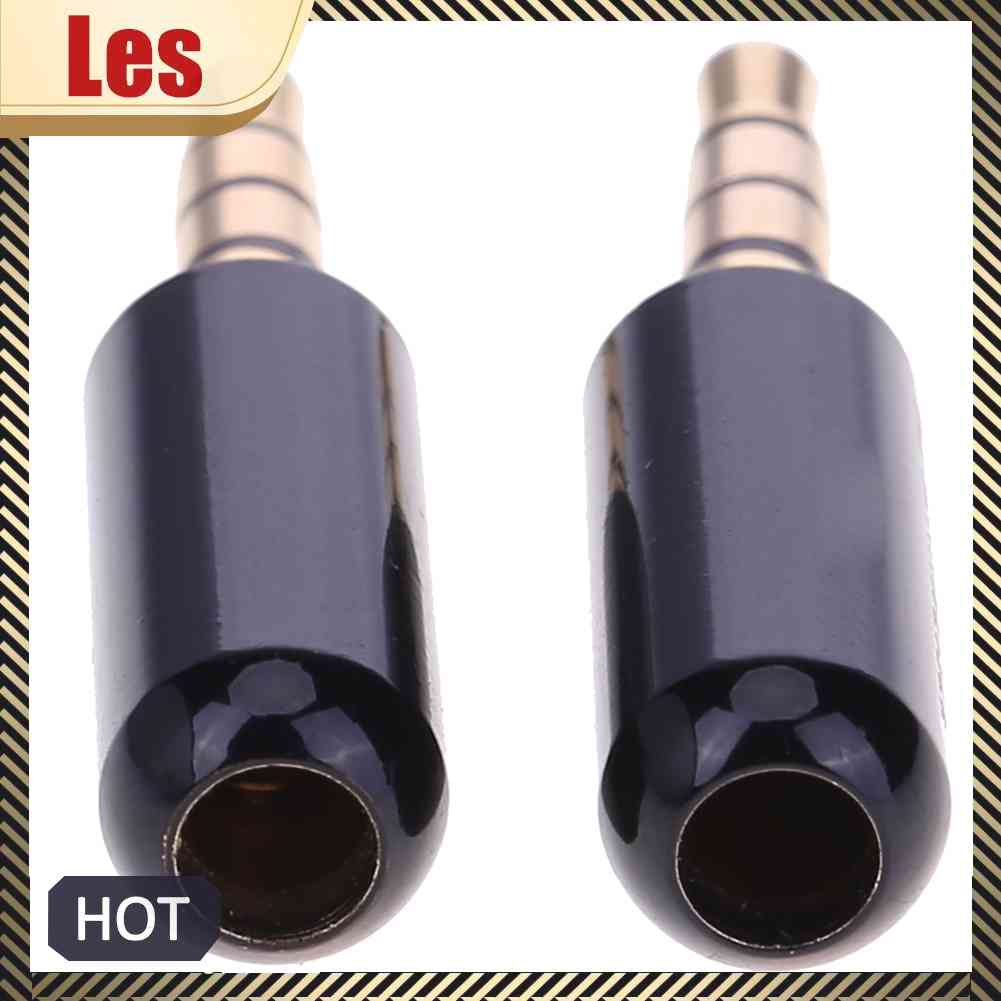 Set 2 Đầu Kết Nối Tai Nghe 3.5mm 1 / 8in TRRS 4 Cực