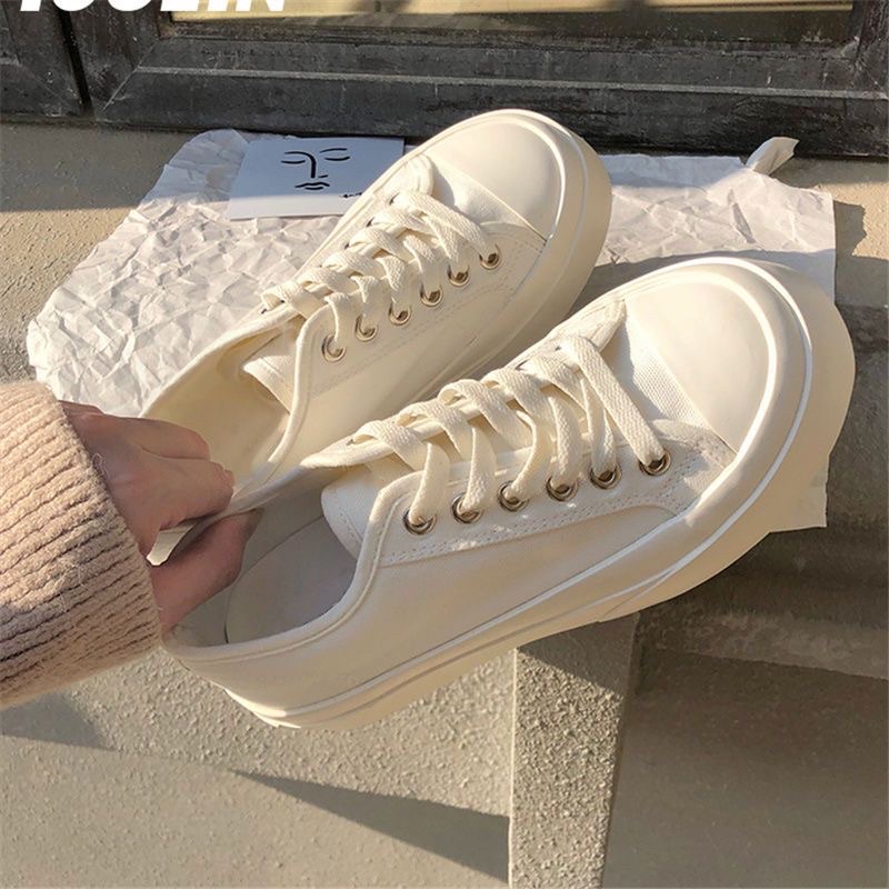 GIÀY VẢI CANVAS THỜI TRANG ULZZANG PHONG CÁCH CHO NỮ