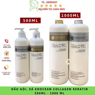 Dầu Gội Xả Keratin kiềm dầu siêu phục hồi mềm mượt chống rụng tóc cặp gội xả EDEDOCEAN (EDOCEAN)