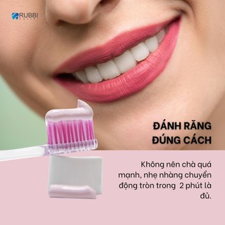 Kem đánh răng Rubbi trắng răng giảm ê buốt
