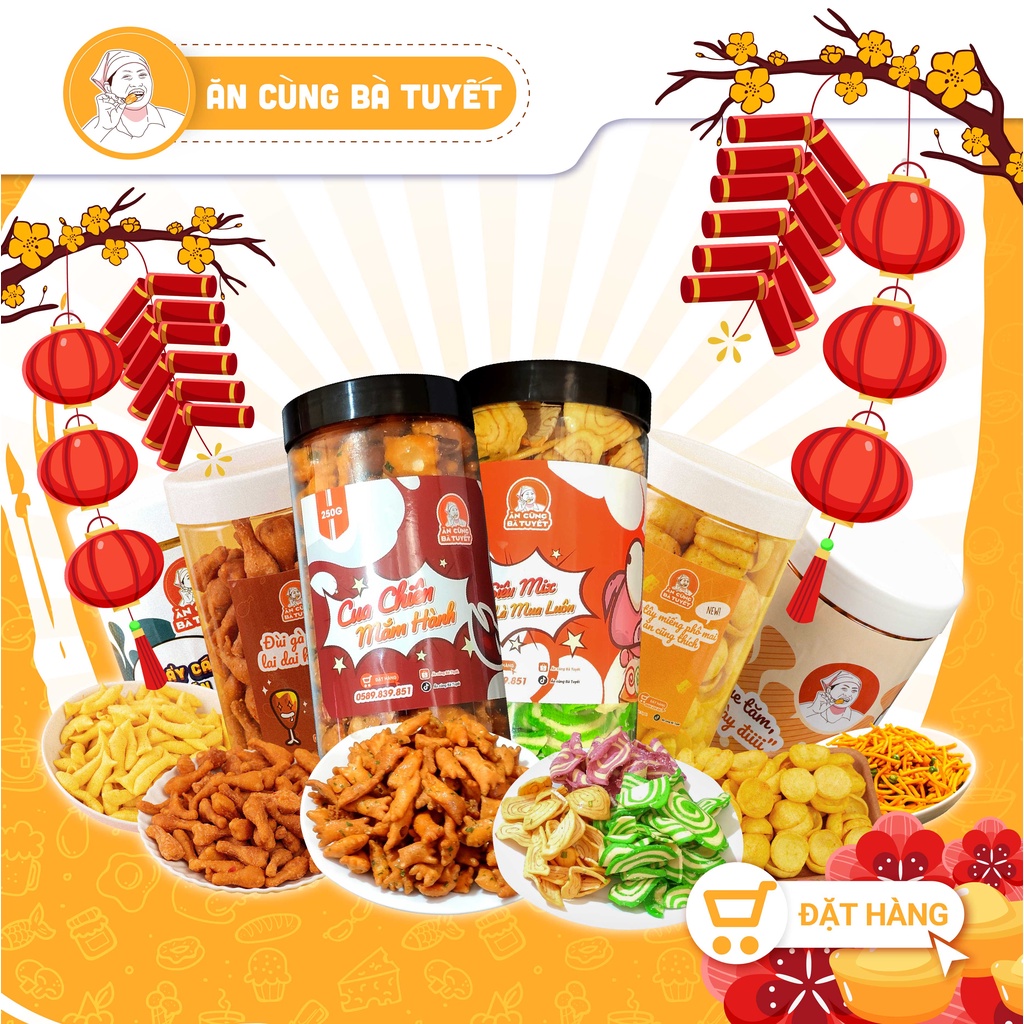COMBO : Nộ Long Cước - Gồm 6 món ăn vặt đỉnh cao