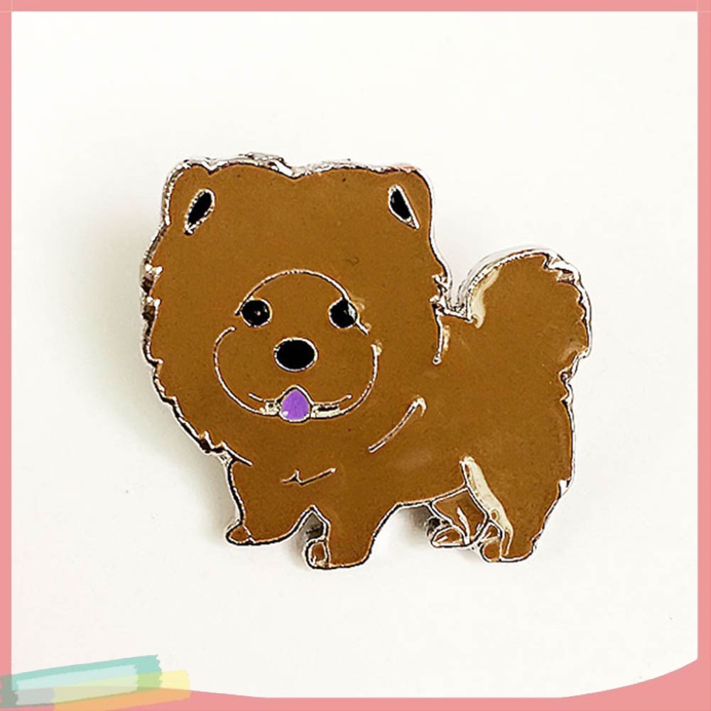 【LK】Cute Animal Pet Dog Enamel Brooch Pin Badge Shirt Jacket Collar Gift