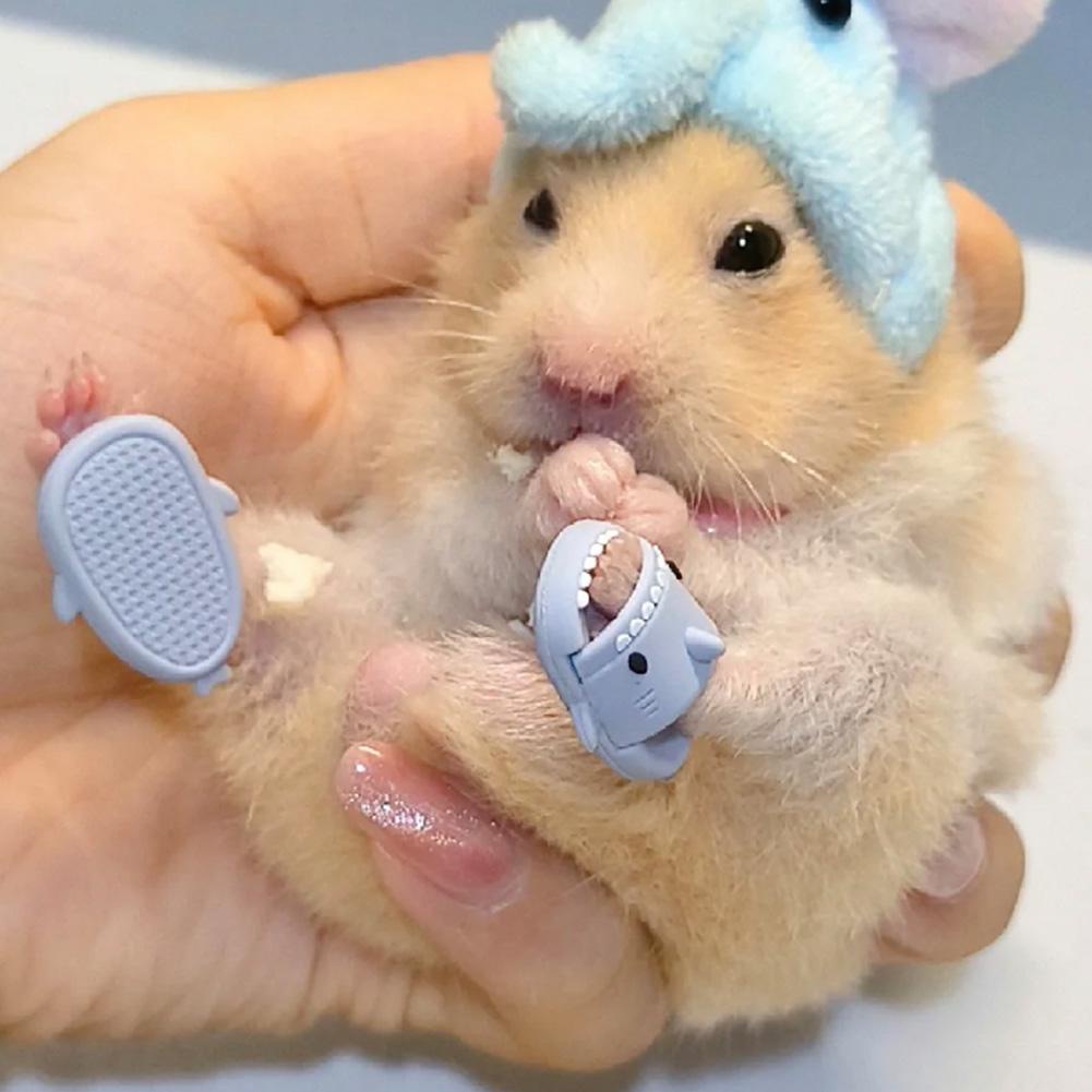 Dép Bông Đi Trong Nhà Hình Cá Mập / Chuột Hamster Dễ Thương