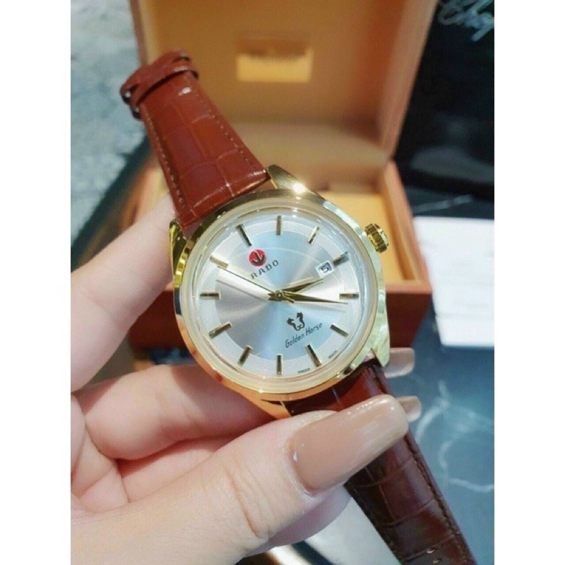 Đồng Hồ Nam Chính Hãng RADO-Size 40mm-Dây Da Xịn-Chịu Nước Tốt