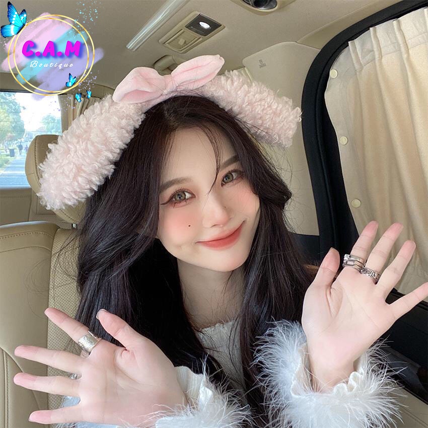 Bờm nơ, Cài nơ tai xù dễ thương