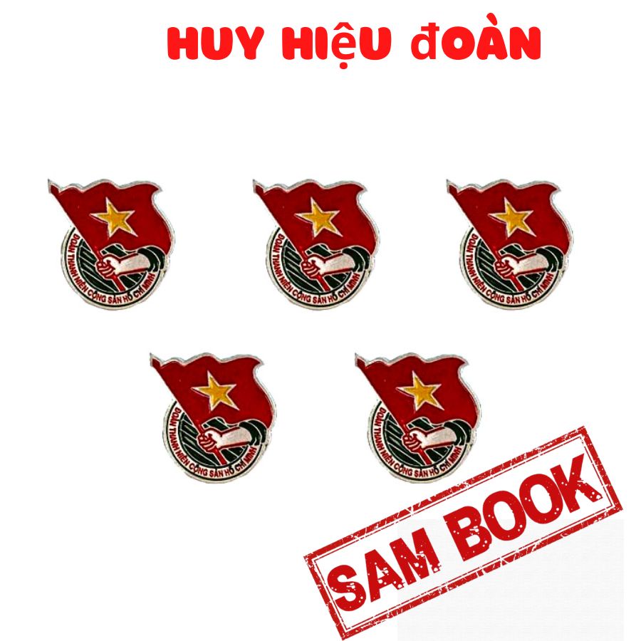 Huy hiệu đoàn thanh niên ghim vàng