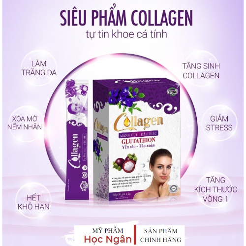 Collagen Măng Cụt Đậu Biếc Zenpali chính hãng hộp 30 gói Myphamhocngan1 | BigBuy360 - bigbuy360.vn