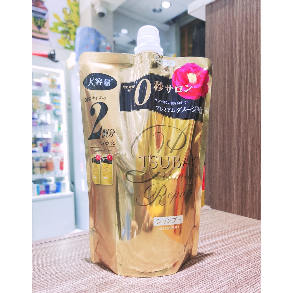Dầu Gội Tsubaki Premium Túi bổ sung 660ml Hàng Nội Địa