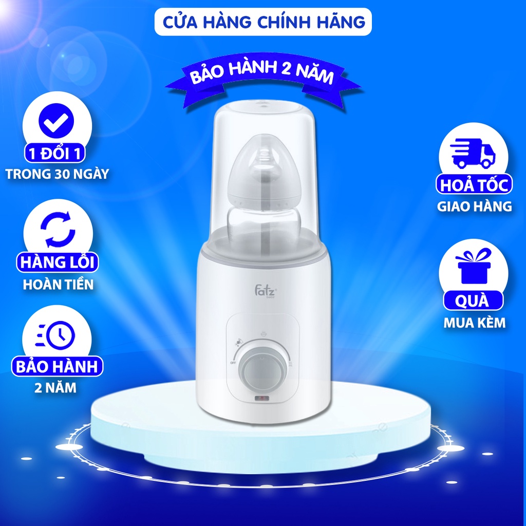 Máy hâm sữa Fatz Baby siêu tốc Mono 6 - hâm sữa, hâm thức ăn, rã đông, và tiệt trùng bình sữa